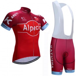 2017 KATUSHA Alpecin Nuovo abbigliamento Ciclismo Completo Maglia Ciclismo Corta e Salopette 66091-MA