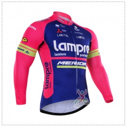 2016 Lampre Merida Maglia Ciclismo Manica Lunga 30234-AE