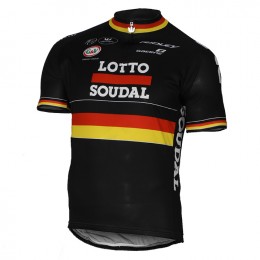 2017 LOTTO SOUDAL Germany nero Maglia Ciclismo Manica Corta 48197-CL
