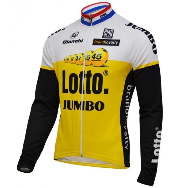 2016 Lotto -Jumbo giallo Maglie Ciclismo Manica Lunga 43577-VE 2016 Lotto -Jumbo giallo Maglie Ciclismo Manica Lunga 43577-VE