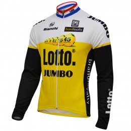 2016 Lotto Jumbo Maglia Ciclismo Manica Lunga 78257-PL