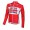 2016 Lotto Soudal Rosso Maglie Ciclismo Manica Lunga 81975-NL