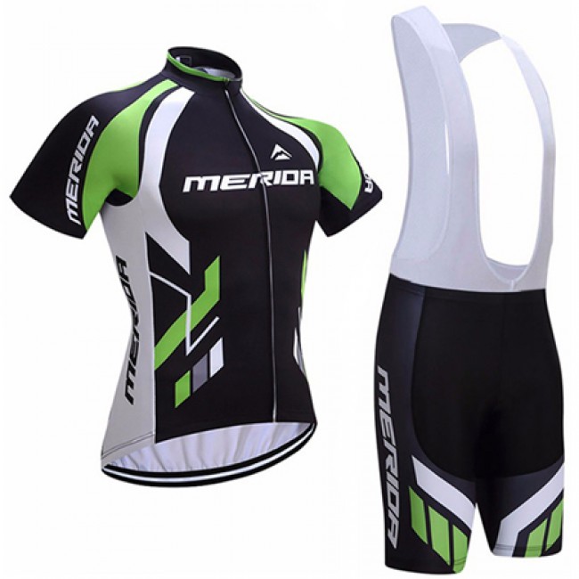 Merida 2017 abbigliamento Ciclismo Completo Maglia Ciclismo Corta e Salopette verde 34776-QD Merida 2017 abbigliamento Ciclismo Completo Maglia Ciclismo Corta e Salopette verde 34776-QD