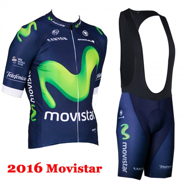 2016 Movistar Nuovo abbigliamento Ciclismo Completo Maglia Ciclismo Corta e Salopette 05 23571-WF 2016 Movistar Nuovo abbigliamento Ciclismo Completo Maglia Ciclismo Corta e Salopette 05 23571-WF
