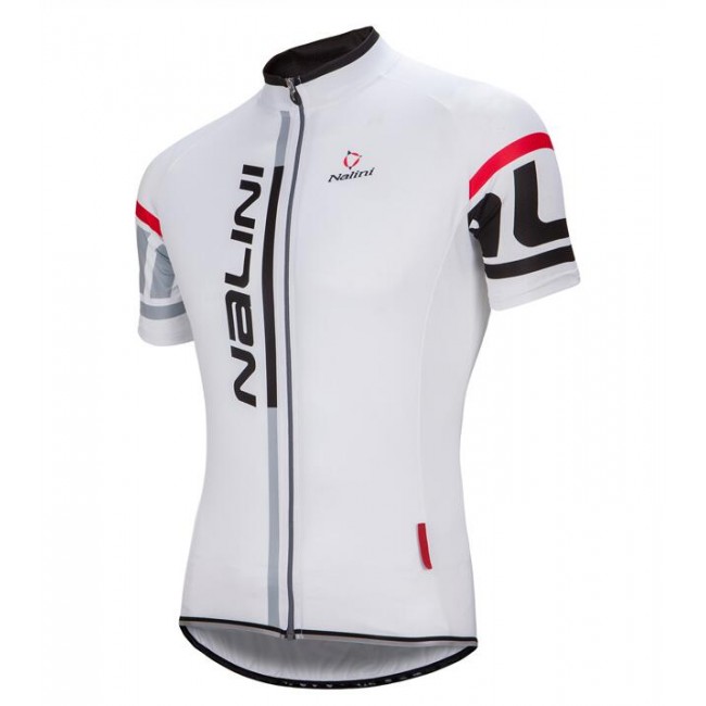 NALINI PRO Logo Summer Maglia Ciclismo Manica Corta bianco 16629-XR NALINI PRO Logo Summer Maglia Ciclismo Manica Corta bianco 16629-XR