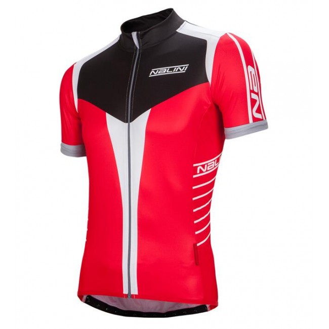 Nalini PRO Rosso Maglia Ciclismo Manica Corta nero bianco Rosso 17637-GO Nalini PRO Rosso Maglia Ciclismo Manica Corta nero bianco Rosso 17637-GO