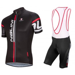 NALINI PRO Logo Summer Nuovo abbigliamento Ciclismo Completo Maglia Ciclismo Corta e Salopette nero 33756-UE