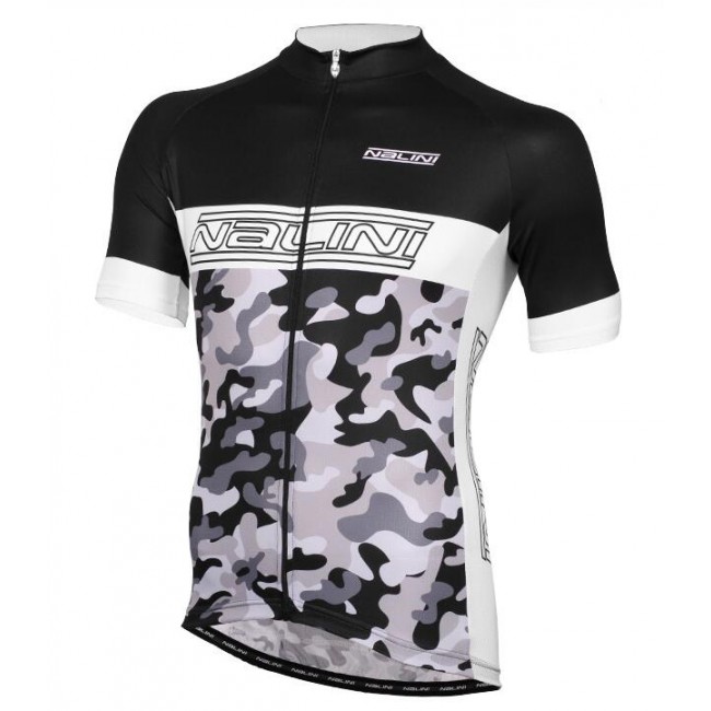NALINI PRO Camouflage Maglia Ciclismo Manica Corta nero bianco 79141-MG NALINI PRO Camouflage Maglia Ciclismo Manica Corta nero bianco 79141-MG