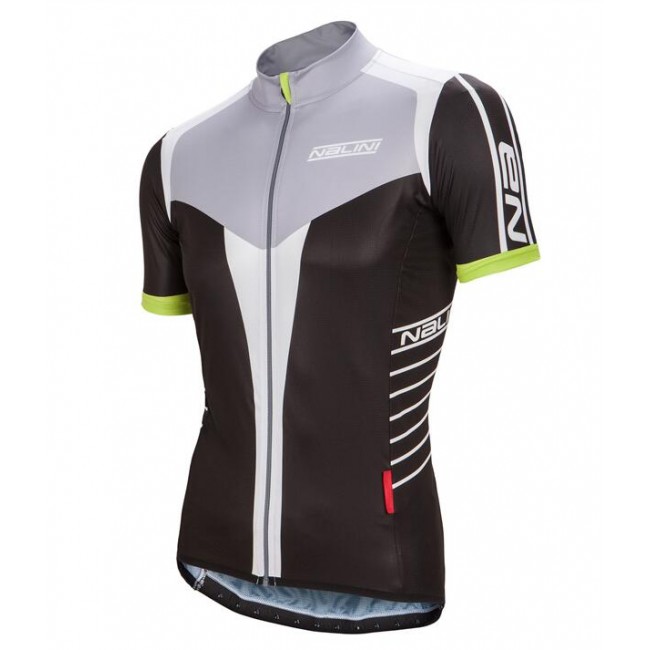 NALINI PRO gris nero Maglia Ciclismo Manica Corta 88790-GY NALINI PRO gris nero Maglia Ciclismo Manica Corta 88790-GY
