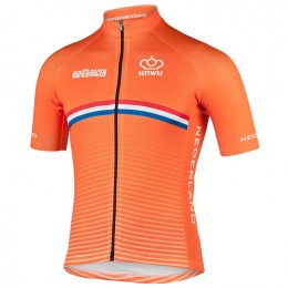 2017 neerlandais National Team Maglia Ciclismo Manica Corta 37123-HZ