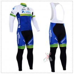 2016 orica greenedge Abbigliamento Ciclismo Maglia Ciclismo Manica Lunga e Salopette Lunga 41050-ML