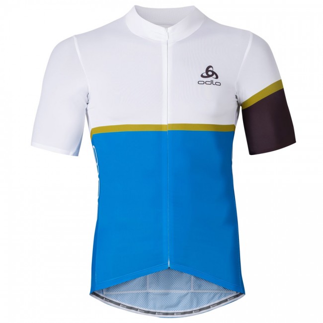2016 Odlo Kamikaze bianco blu Maglia Ciclismo Manica Corta 91195-IO 2016 Odlo Kamikaze bianco blu Maglia Ciclismo Manica Corta 91195-IO