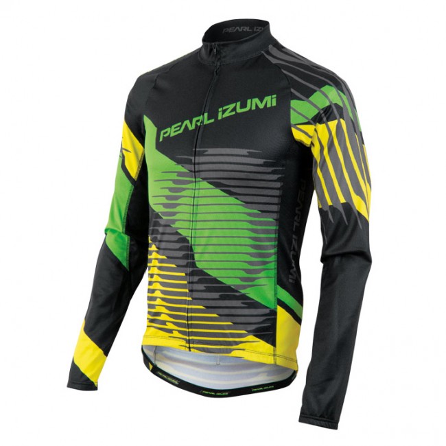 PEARL IZUMI 2016 Team verde giallo nero Tenue Maglia Ciclismo Manica Lunga 68260-NV PEARL IZUMI 2016 Team verde giallo nero Tenue Maglia Ciclismo Manica Lunga 68260-NV