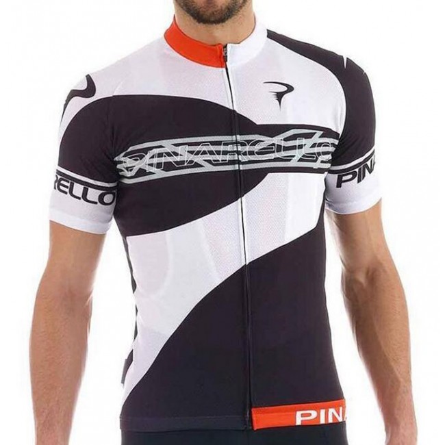 2016 Pinarello Maglia Ciclismo Manica Corta bianco nero 13188-BY 2016 Pinarello Maglia Ciclismo Manica Corta bianco nero 13188-BY
