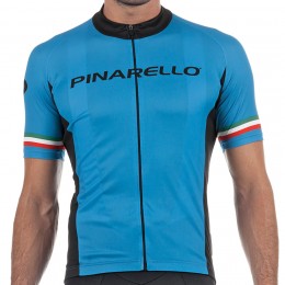 2017 Pinarello Strada Maglia Ciclismo Manica Corta - Sky blu Italia 13778-GX