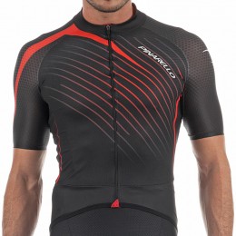 2017 Pinarello Tour Maglia Ciclismo Manica Corta - nero Rosso 65654-AL
