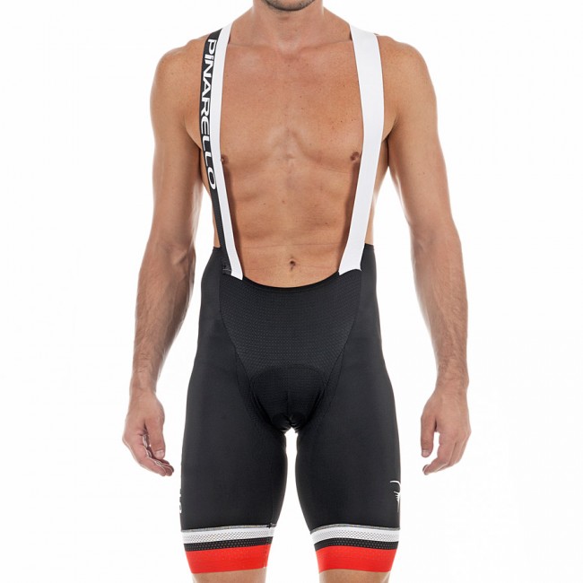 2017 Pinarello Corsa Salopette Ciclismo - nero Rosso 73189-DF 2017 Pinarello Corsa Salopette Ciclismo - nero Rosso 73189-DF