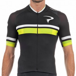 2017 Pinarello Corsa Maglia Ciclismo Manica Corta - nero giallo 92540-AQ