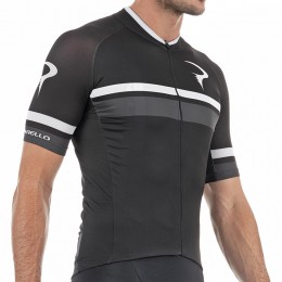 2017 Pinarello Corsa Maglia Ciclismo Manica Corta - nero Gris 98430-OV
