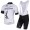 Quick Step 2017 bianco Nuovo abbigliamento Ciclismo Completo Maglia Ciclismo Corta e Salopette 48868-OF