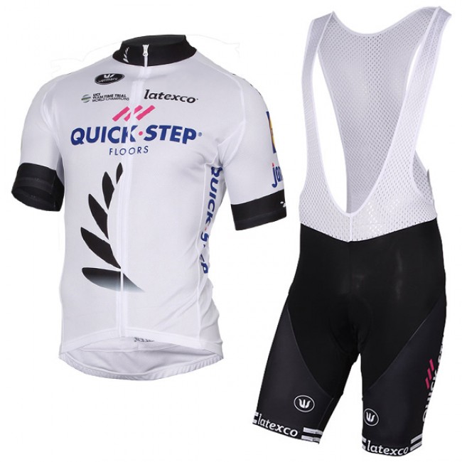 Quick Step 2017 bianco Nuovo abbigliamento Ciclismo Completo Maglia Ciclismo Corta e Salopette 48868-OF Quick Step 2017 bianco Nuovo abbigliamento Ciclismo Completo Maglia Ciclismo Corta e Salopette 48868-OF