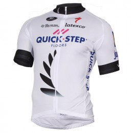 Quick Step 2017 bianco Maglia Ciclismo Manica Corta 80669-TO