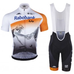 2016 Rabobank LIV Nuovo abbigliamento Ciclismo Completo Maglia Ciclismo Corta e Salopette 29315-UO