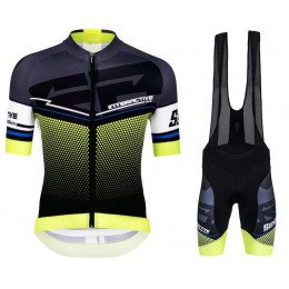 2016 Santini Interactive 3.0 nero verde Nuovo abbigliamento Ciclismo Completo Maglia Ciclismo Corta e Salopette 13403-HT