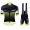 2016 Santini Interactive 3.0 nero verde Nuovo abbigliamento Ciclismo Completo Maglia Ciclismo Corta e Salopette 13403-HT