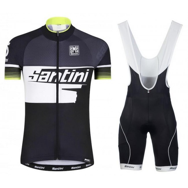2016 Santini Atom 2.0 nero bianco verde Nuovo abbigliamento Ciclismo Completo Maglia Ciclismo Corta e Salopette 23403-UB 2016 Santini Atom 2.0 nero bianco verde Nuovo abbigliamento Ciclismo Completo Maglia Ciclismo Corta e Salopette 23403-UB