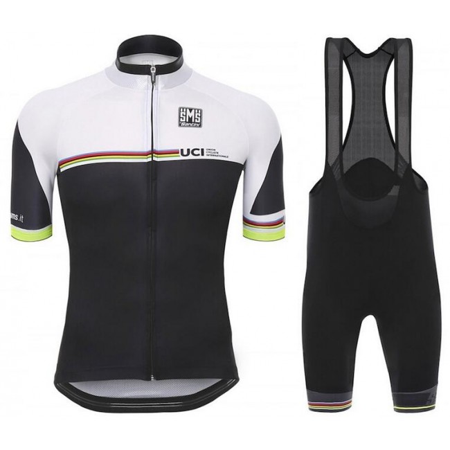 2016 Santini UCI arc en ciel ligne bianco Nuovo abbigliamento Ciclismo Completo Maglia Ciclismo Corta e Salopette 24206-ZH 2016 Santini UCI arc en ciel ligne bianco Nuovo abbigliamento Ciclismo Completo Maglia Ciclismo Corta e Salopette 24206-ZH