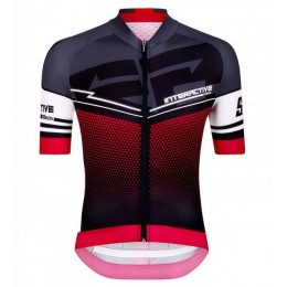 2016 Santini Interactive 3.0 nero Rosso Maglia Ciclismo Manica Corta 37718-GL