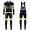2016 Santini Interactive 3.0 nero -verde Squadre Pro Abbigliamento Ciclismo Maglia Ciclismo Manica Lunga e Salopette Lunga 41840-GE