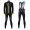2016 Santini VEGA nero -giallo Thermo Squadre Pro Abbigliamento Ciclismo Maglia Ciclismo Manica Lunga e Salopette Lunga 46210-ST