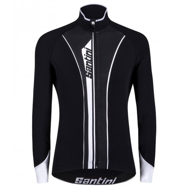 2016 Santini VEGA nero -bianco Maglie Ciclismo Manica Lunga 50192-IX 2016 Santini VEGA nero -bianco Maglie Ciclismo Manica Lunga 50192-IX