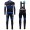 2016 Santini Interactive 3.0 nero -blu Thermo Squadre Pro Abbigliamento Ciclismo Maglia Ciclismo Manica Lunga e Salopette Lunga 58980-IY