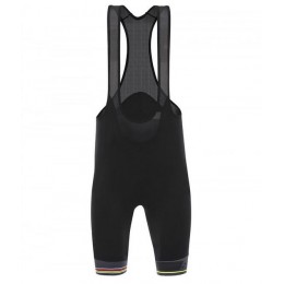 2016 Santini UCI arc en ciel ligne bianco Salopette Ciclismo 61794-MT