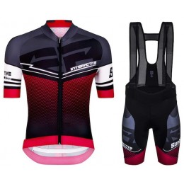 2016 Santini Interactive 3.0 nero Rosso Nuovo abbigliamento Ciclismo Completo Maglia Ciclismo Corta e Salopette 63329-MX