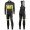 2016 Scott Team nero -giallo Squadre Pro Abbigliamento Ciclismo Maglia Ciclismo Manica Lunga e Salopette Lunga 23233-WM