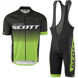 2017 Scott Rc nero verde Nuovo abbigliamento Ciclismo Completo Maglia Ciclismo Corta e Salopette 27844-OZ