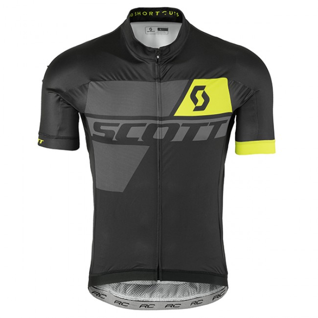 2017 Scott nero giallo Maglia Ciclismo Manica Corta 29639-BB 2017 Scott nero giallo Maglia Ciclismo Manica Corta 29639-BB