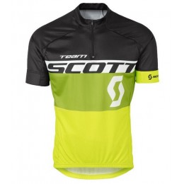 2016 Scott nero verde giallo Maglia Ciclismo Manica Corta 38524-WL