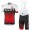 2017 Scott Rc bianco nero Rosso Nuovo abbigliamento Ciclismo Completo Maglia Ciclismo Corta e Salopette 40758-PI