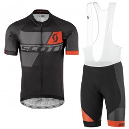2017 Scott nero Rosso Nuovo abbigliamento Ciclismo Completo Maglia Ciclismo Corta e Salopette 86475-FG