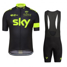 2016 SKY Fluo Yellow Nuovo abbigliamento Ciclismo Completo Maglia Ciclismo Corta e Salopette 26228-PW