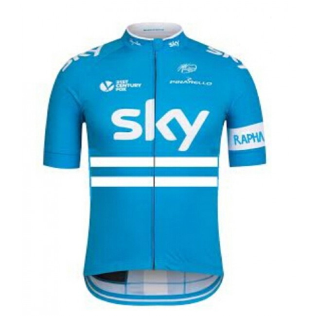 2016 SKY Blue Maglia Ciclismo Manica Corta 34325-TE 2016 SKY Blue Maglia Ciclismo Manica Corta 34325-TE