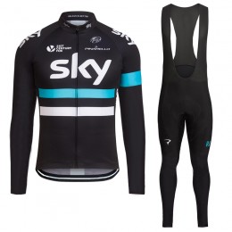 2016 Sky Nuovo Abbigliamento Ciclismo Maglia Ciclismo Manica Lunga e Salopette Lunga 02 41266-DU
