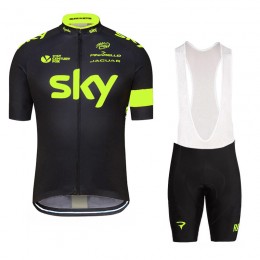 2016 SKY Fluo Yellow Nuovo abbigliamento Ciclismo Completo Maglia Ciclismo Corta e Salopette 66682-NK