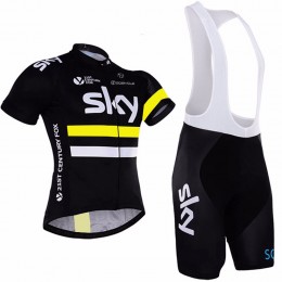 2016 SKY Nuovo abbigliamento Ciclismo Completo Maglia Ciclismo Corta e Salopette 03 89932-QM