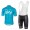 2017 Sky Pro Nuovo abbigliamento Ciclismo Completo Maglia Ciclismo Corta e Salopette Blau 29333-LB